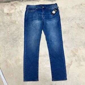 True‎ Religion Rocco Relaxed Skinny Jeans Men W34 L32 Medium Tidal Wash